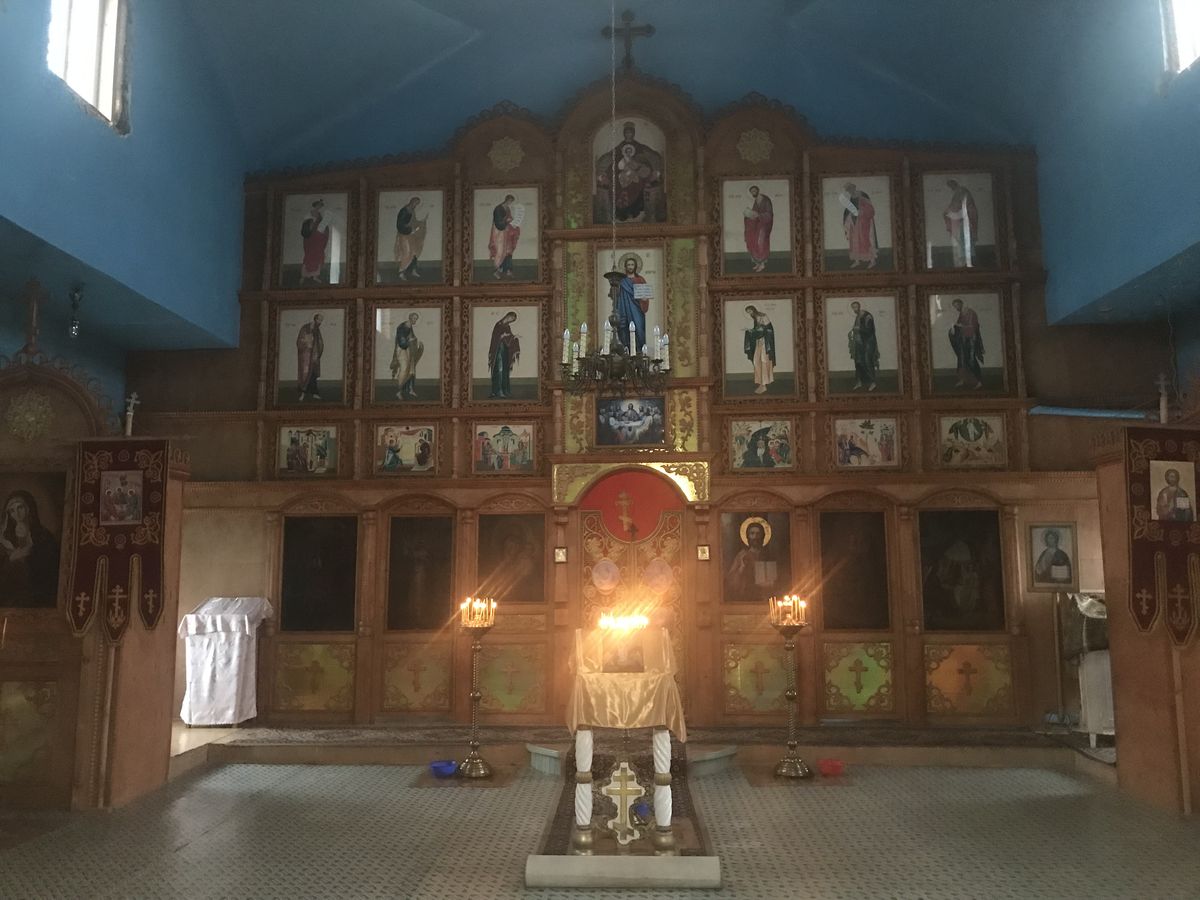 Иконостас , интерьер и убранство. Церковь Троицы Живоначальной, Село-Чура (Кукморский район, Республика Татарстан)