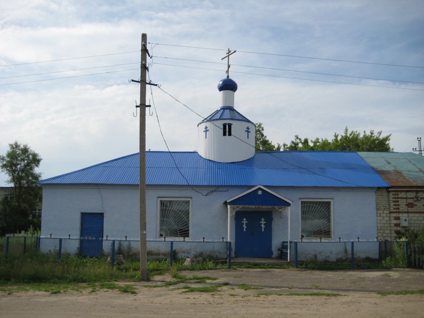 Бикмурзино. Церковь Михаила Архангела. общий вид в ландшафте