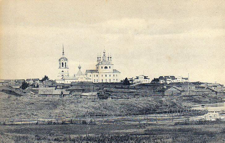 Собор Троицы Живоначальной, Пинега (Пинежский район, Архангельская область). архивная фотография, Фото 1900-х гг.