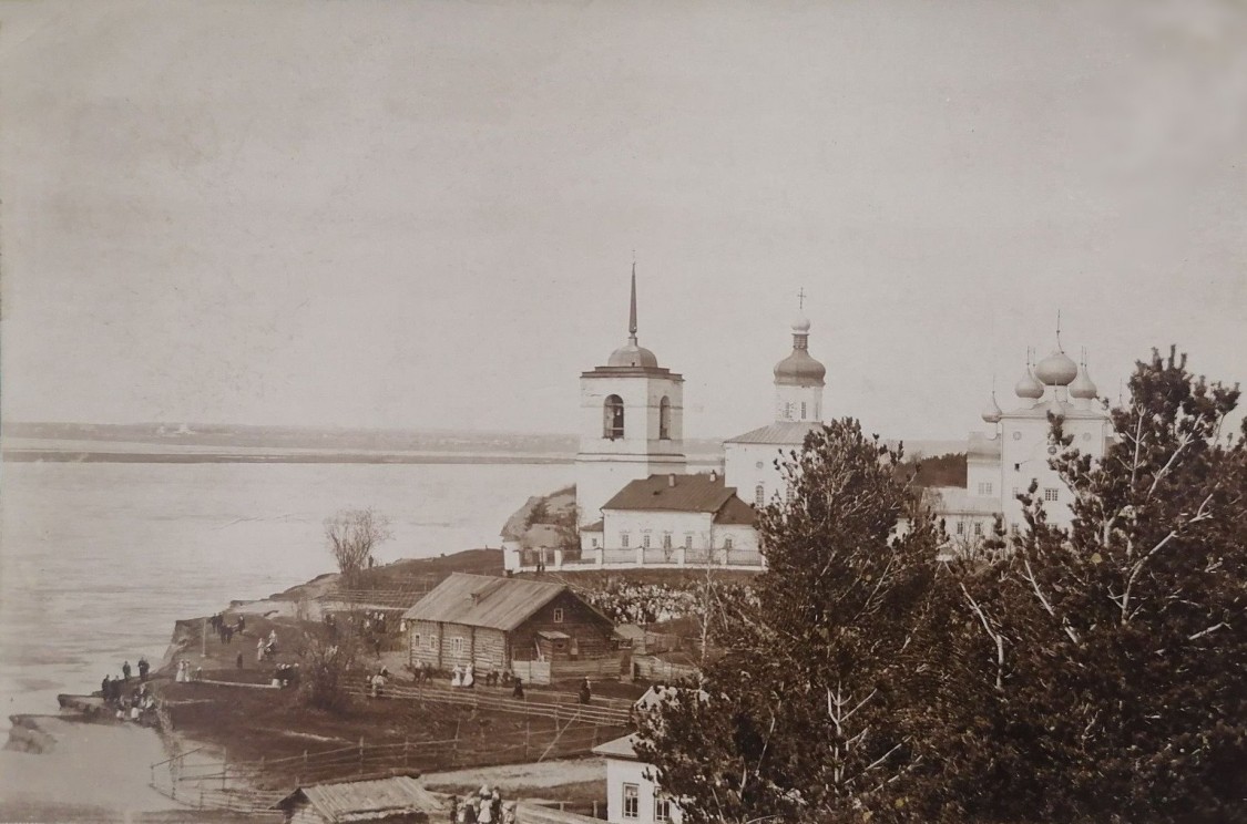 Собор Благовещения Пресвятой Богородицы, Шенкурск (Шенкурский район, Архангельская область). архивная фотография, Фото начала ХХ века с интернет-аукциона