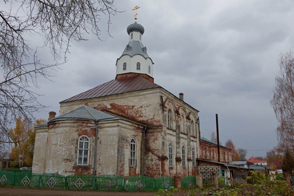 Шенкурск. Троицкий Шенкурский женский монастырь. Церковь Зосимы и Савватия Соловецких. фасады, Вид с северо-востока