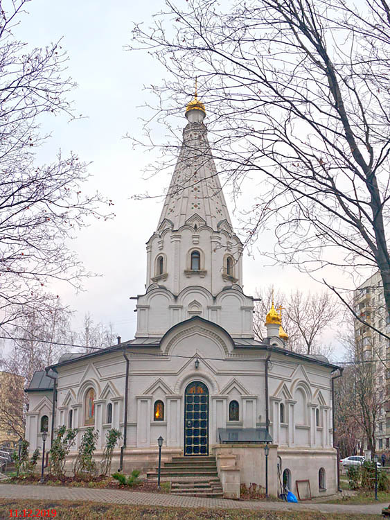 Церковь Димитрия Донского в Северном Медведкове, Северное Медведково (Северо-Восточный административный округ (СВАО), г. Москва). фасады