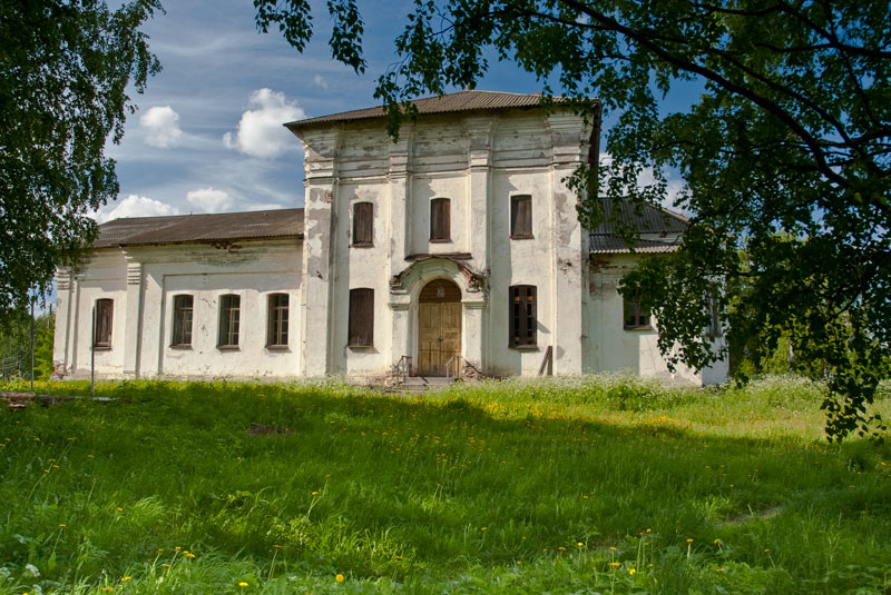 Церковь Георгия Победоносца, Толвуя (Медвежьегорский район, Республика Карелия). общий вид в ландшафте