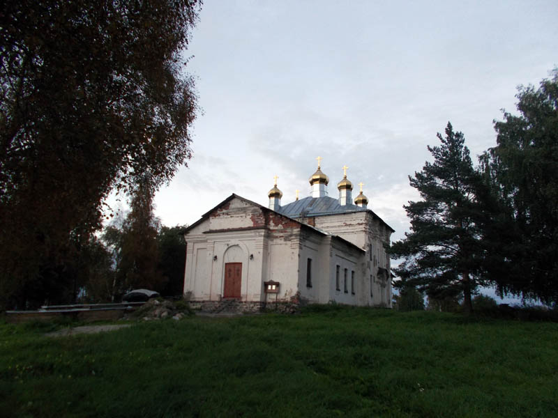 Толвуя. Церковь Георгия Победоносца. общий вид в ландшафте, вид с юго-запада