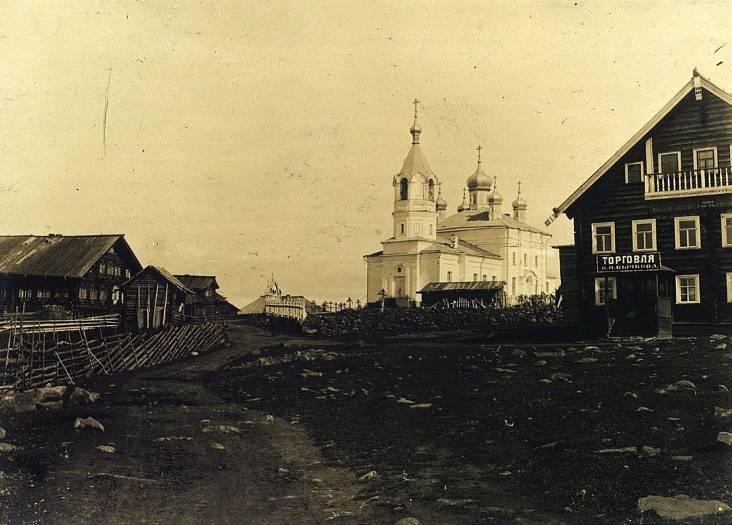 Церковь Георгия Победоносца, Толвуя (Медвежьегорский район, Республика Карелия). архивная фотография, Фото М.А. Круковского из фондов Музея антропологии и этнографии имени Петра Великого. 1899 год.