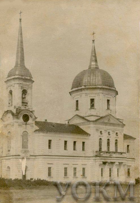 Церковь Вознесения Господня, Головкино (акватория Куйбышевского водохранилища) (Старомайнский район, Ульяновская область). архивная фотография, Старинное фото из фондов Ульяновского областного краеведческого музея имени И.А. Гончарова. Автор В.Н. Горский