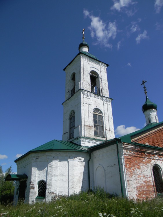 Церковь Космы и Дамиана, Щаднево (Ильинский район, Ивановская область). фасады