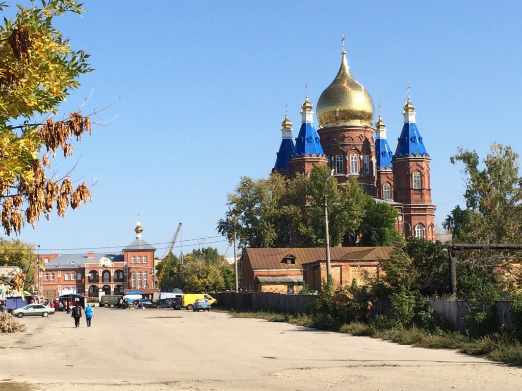 Кафедральный собор Михаила Архангела, Сердобск (Сердобский район, Пензенская область). общий вид в ландшафте