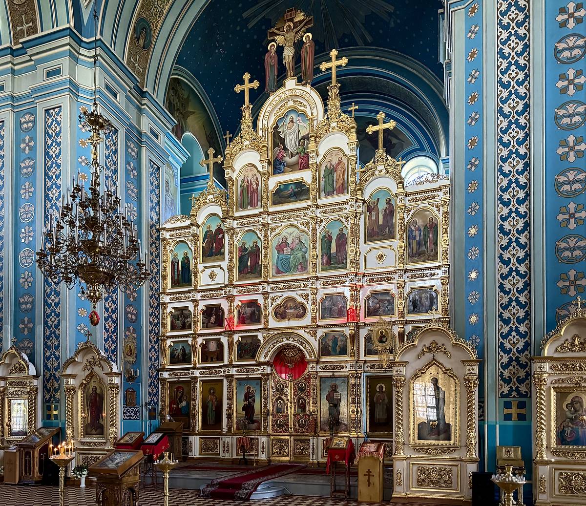 Иконостас, интерьер и убранство. Кафедральный собор Михаила Архангела, Сердобск (Сердобский район, Пензенская область)