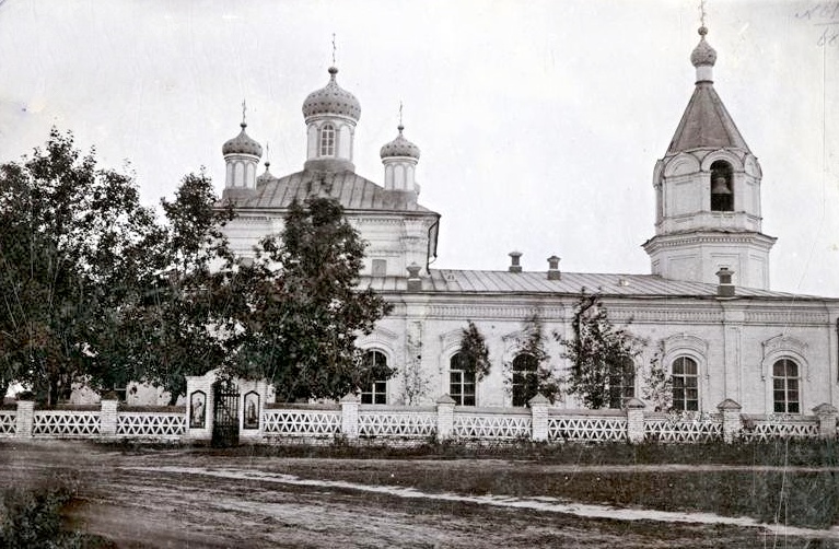 Церковь Казанской иконы Божией Матери, Пригородное (Сердобский район, Пензенская область). архивная фотография, Фото начала ХХ в. Госкаталог музейного фонда. Саратовский областной музей краеведения.