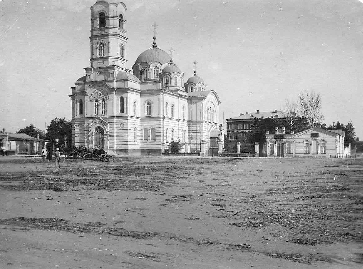 Фото 1890-х гг., архивная фотография. Церковь Митрофана Воронежского, Таганрог (Таганрог, город, Ростовская область)