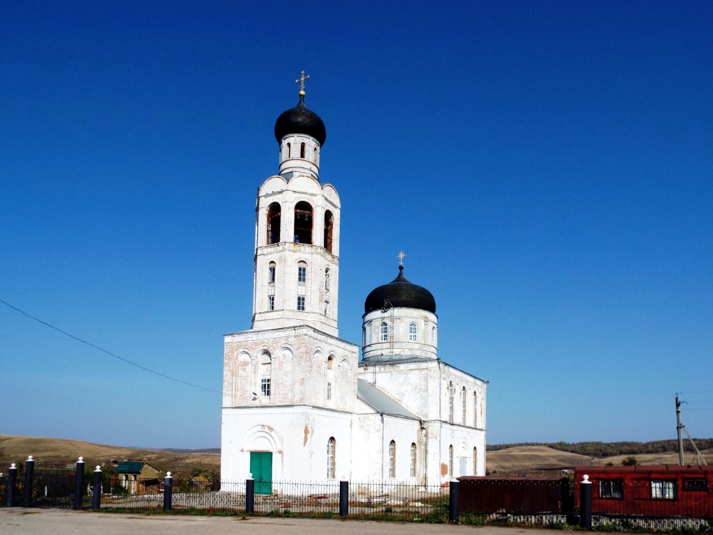 Староборискино. Церковь Троицы Живоначальной. фасады