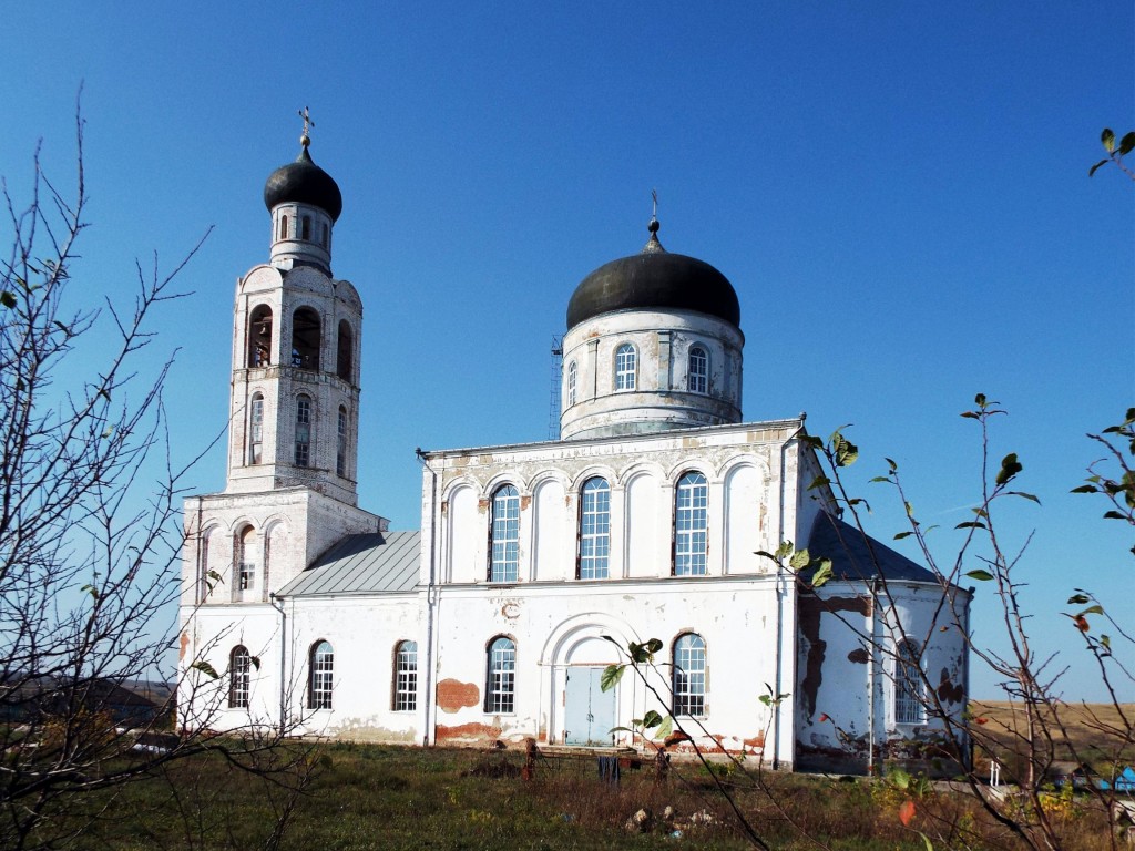 Староборискино. Церковь Троицы Живоначальной. фасады