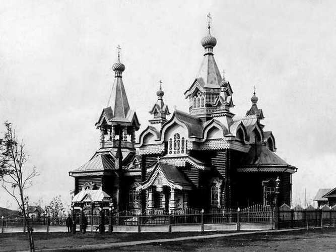 Церковь Покрова Пресвятой Богородицы (старая), Александровск-Сахалинский (Александровск-Сахалинский, город, Сахалинская область). архивная фотография, Фото с сайта: http://www.slovoart.ru/node/918