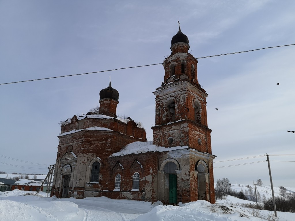 Церковь Вознесения Господня, Дигитли (Мамадышский район, Республика Татарстан). фасады