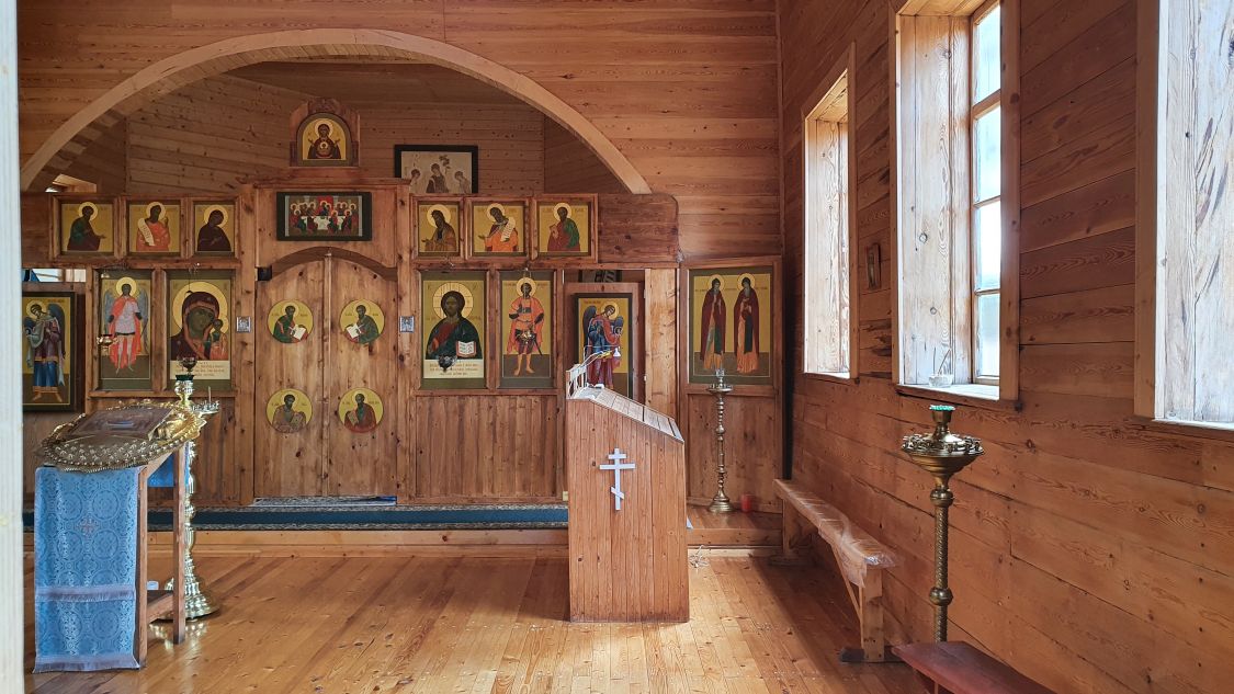 Муромский Успенский мужской монастырь. Церковь Воскрешения Лазаря, Муромский (Пудожский район, Республика Карелия). интерьер и убранство