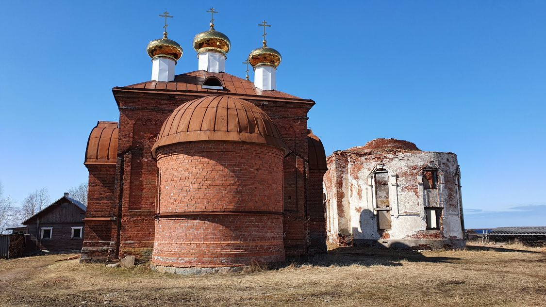 Муромский Успенский мужской монастырь. Церковь Всех Святых, Муромский (Пудожский район, Республика Карелия). фасады