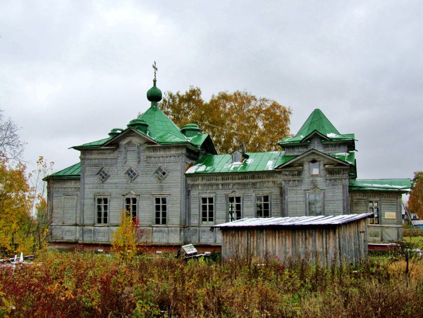 Юхнево. Церковь Николая Чудотворца. фасады, вид с севера