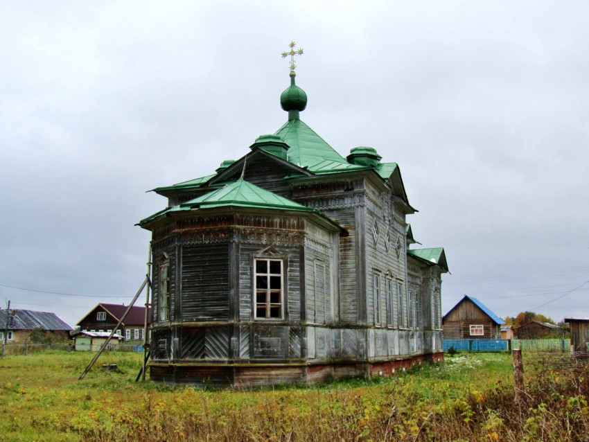 Юхнево. Церковь Николая Чудотворца. фасады, вид с востока