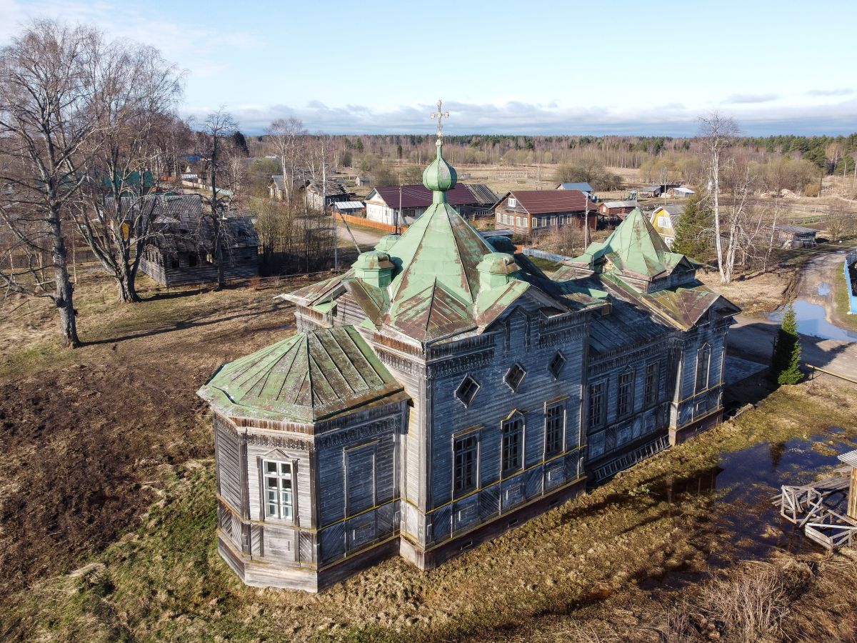 Церковь Николая Чудотворца, Юхнево (Вельский район, Архангельская область). фасады