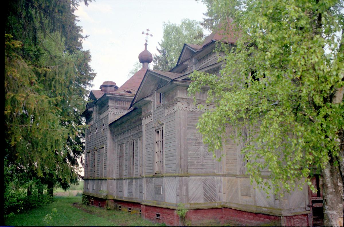 фасады. Церковь Николая Чудотворца, Юхнево (Вельский район, Архангельская область)