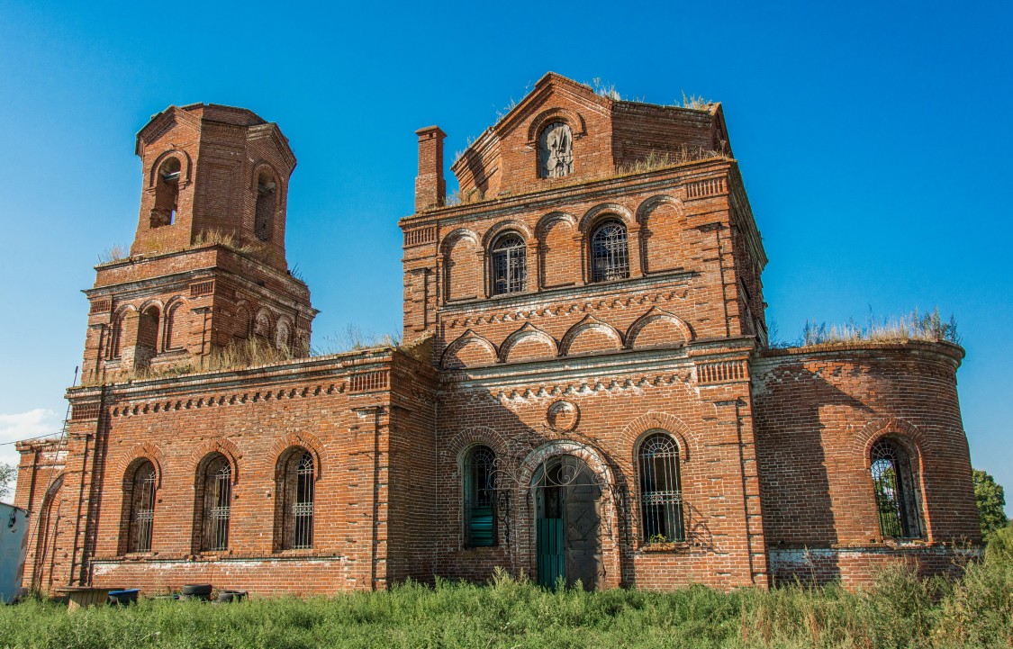 Каинки. Церковь Воздвижения Креста Господня. фасады