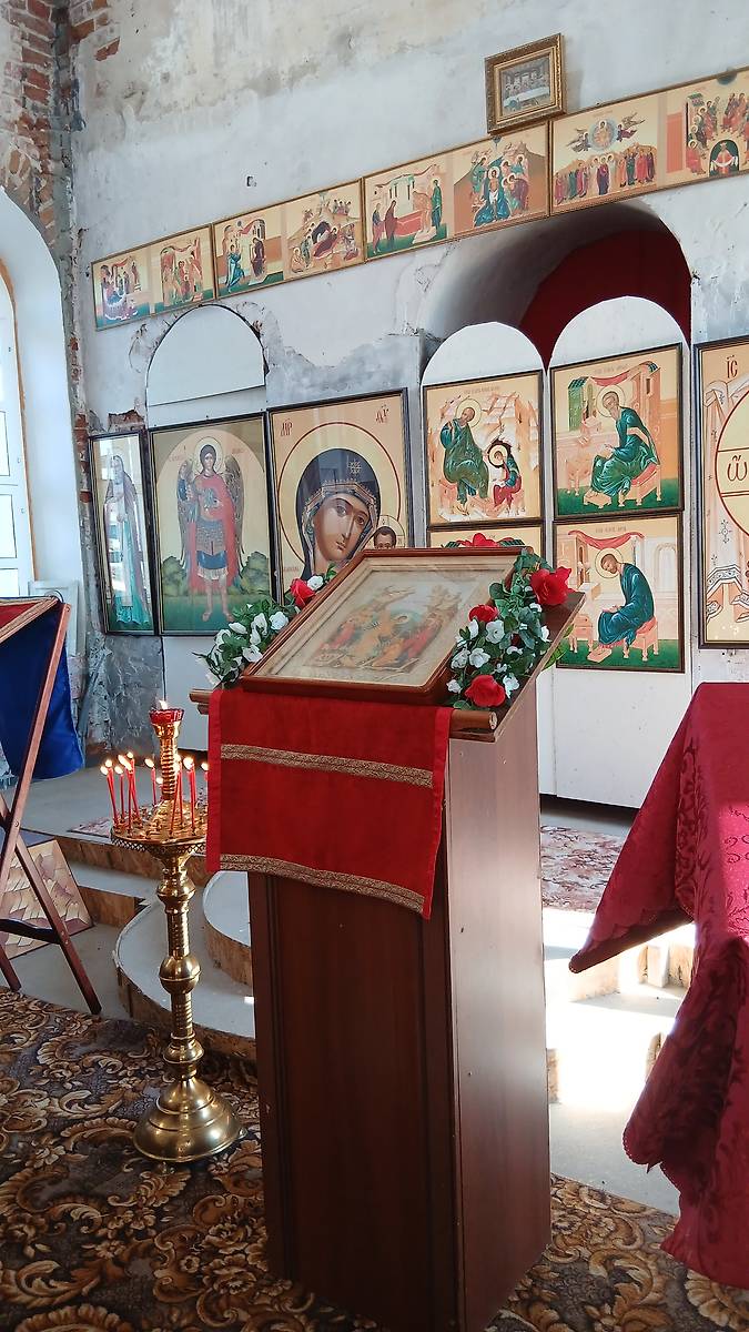 интерьер и убранство. Церковь Николая Чудотворца, Паново (Зеленодольский район, Республика Татарстан)