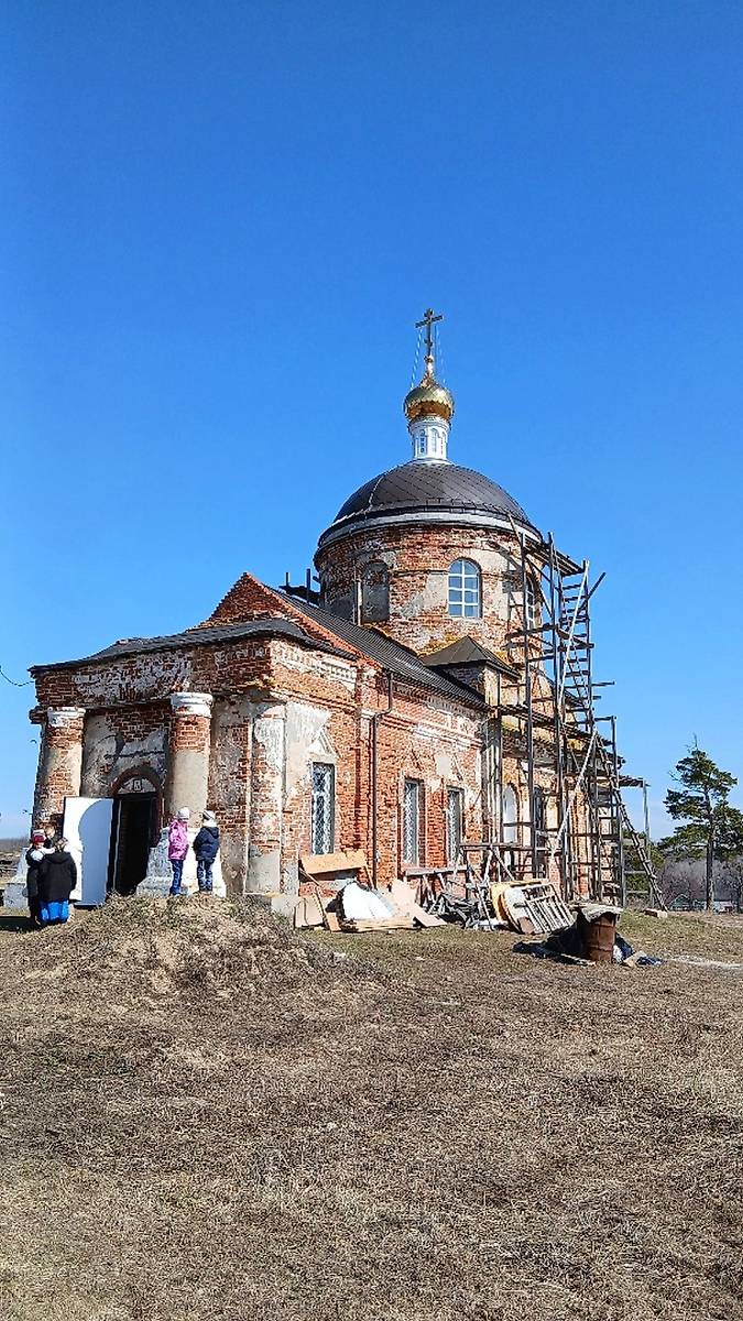 Храм Николая Чудотворца.
Называют храмом-малышом, фасады. Церковь Николая Чудотворца, Паново (Зеленодольский район, Республика Татарстан)