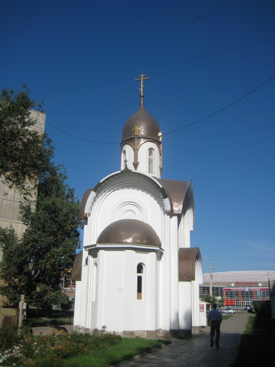 Церковь Александра Невского, Астрахань (Астрахань, город, Астраханская область). общий вид в ландшафте