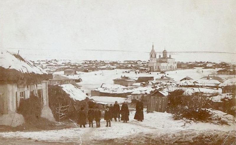 Церковь Михаила Архангела, Лох (Новобурасский район, Саратовская область). архивная фотография, Фото 1918-1920 годов из фондов Саратовского областного музея краеведения