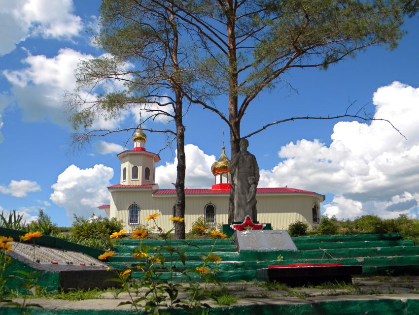 Церковь Воскресения Христова, Черемошное (Белгородский район, Белгородская область). общий вид в ландшафте