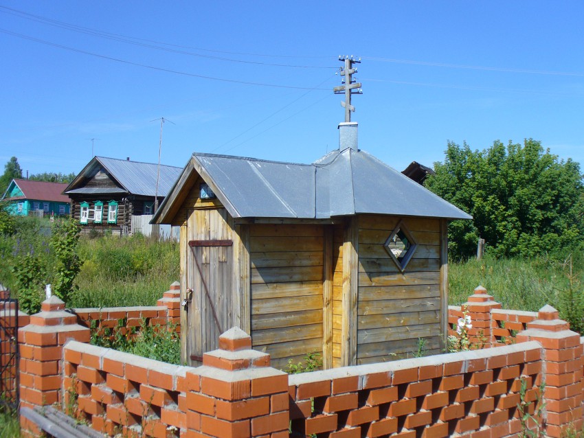 Часовня Сергия Радонежского, Воробьёвка (Верхнеуслонский район, Республика Татарстан). фасады, Вид с юго-запада