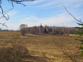 Иружи, урочище. Церковь Троицы Живоначальной