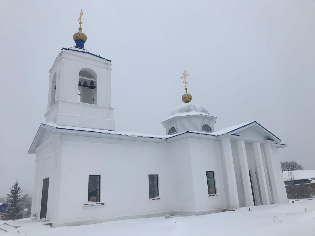фасады. Церковь Смоленской иконы Божией Матери, Клянчино (Верхнеуслонский район, Республика Татарстан)