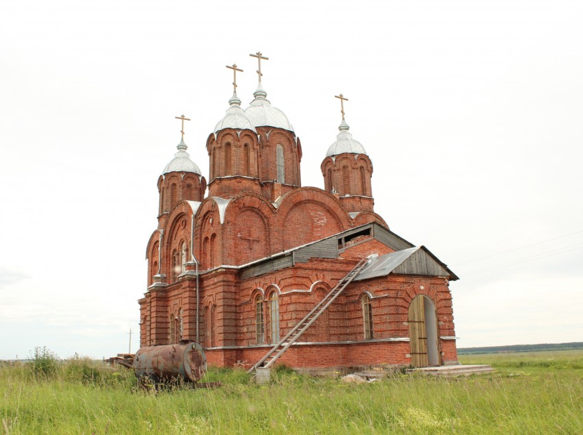 Шотова. Церковь Покрова Пресвятой Богородицы. фасады, Вид с северо-запада