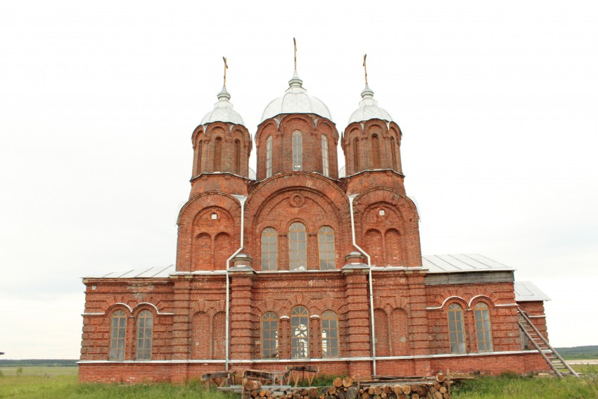 Шотова. Церковь Покрова Пресвятой Богородицы. фасады, Вид с севера