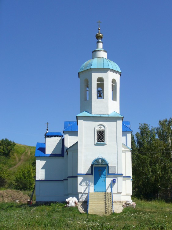 Соболевское. Церковь Тихвинской иконы Божией Матери. фасады, Вид с запада