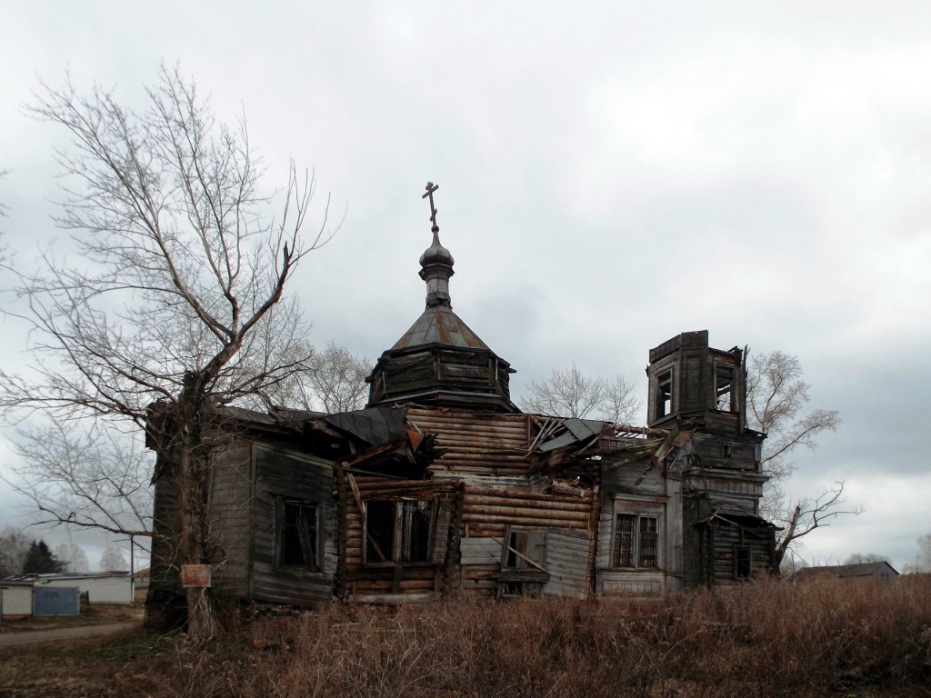 Церковь Александра Невского, Большие Меми (Верхнеуслонский район, Республика Татарстан). фасады, Вид с северной стороны