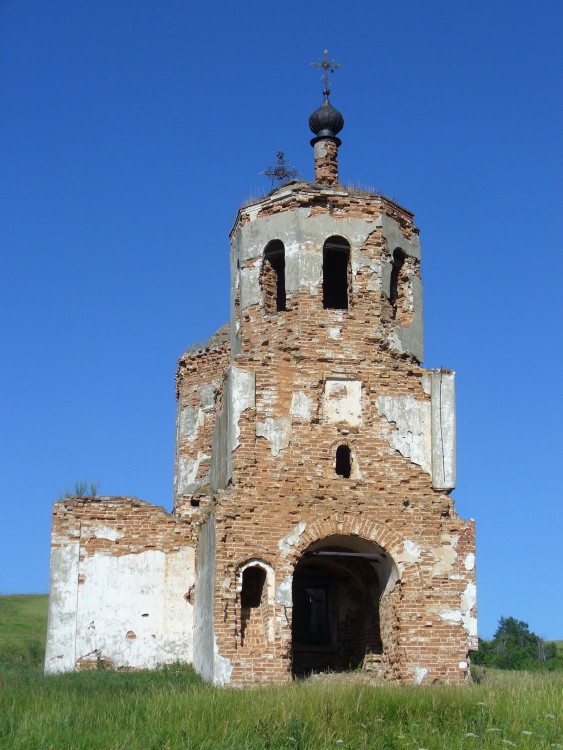Ивановское. Церковь Иоанна Златоуста. фасады, Вид с запада