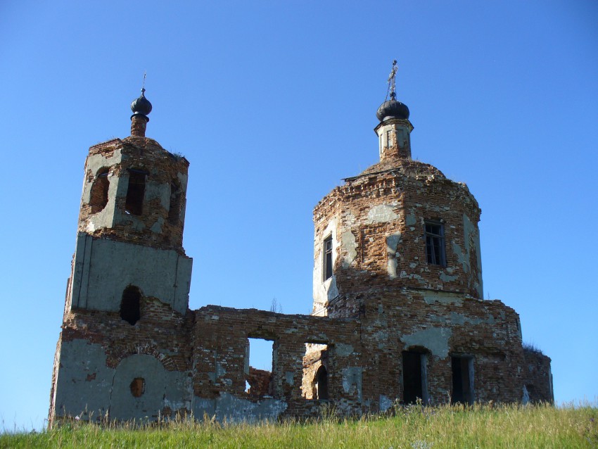 Церковь Иоанна Златоуста, Ивановское (Верхнеуслонский район, Республика Татарстан). фасады, Вид с юга