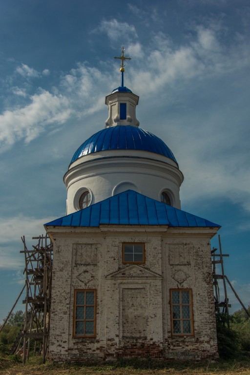 Уланово. Церковь Спаса Преображения. фасады