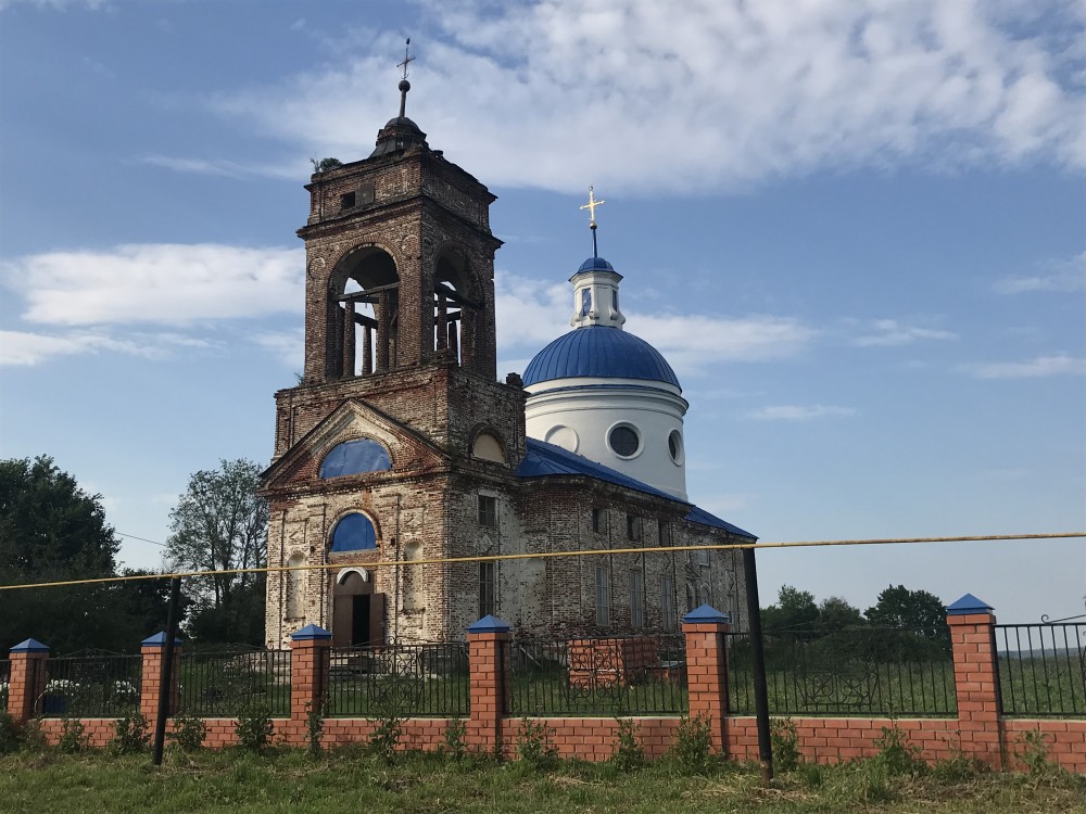 Уланово. Церковь Спаса Преображения. фасады