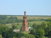 Колокольня церкви Спаса Преображения, Вид с юго-запада, из центральной части села<br>, Майдан, Верхнеуслонский район, Республика Татарстан