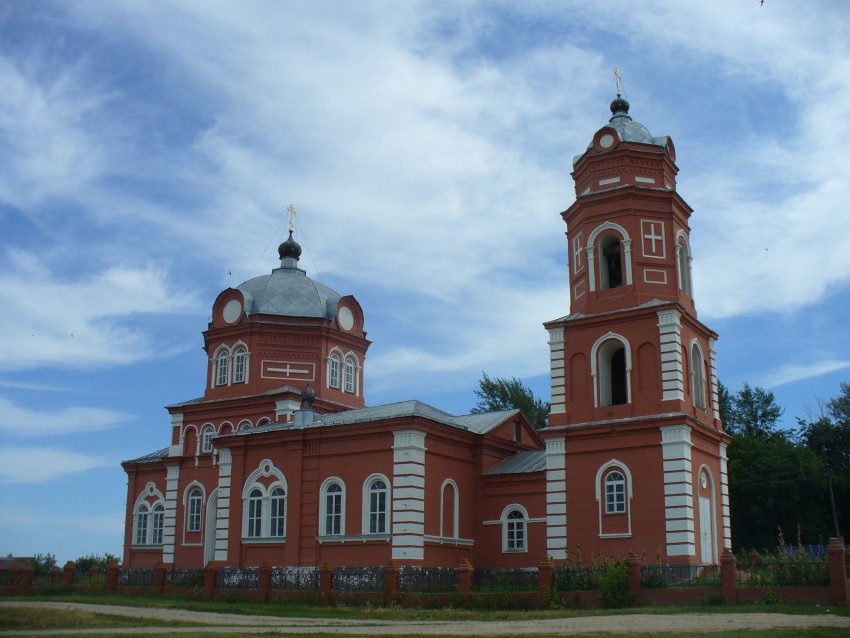 Коргуза. Церковь Николая Чудотворца. фасады, Вид с северо-западной стороны