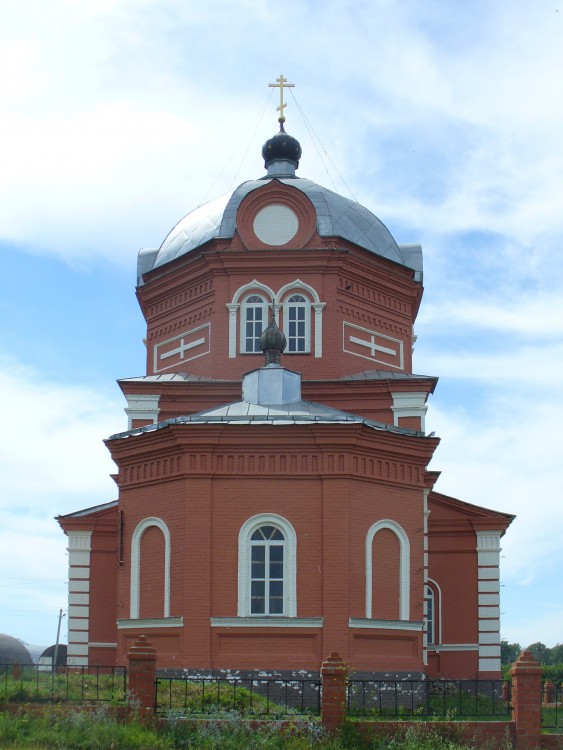 Коргуза. Церковь Николая Чудотворца. фасады, Вид с востока