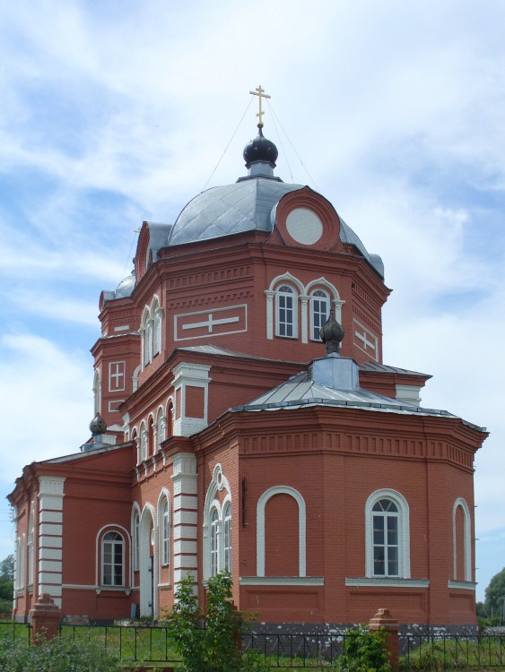 Коргуза. Церковь Николая Чудотворца. фасады, Вид с юго-восточной стороны