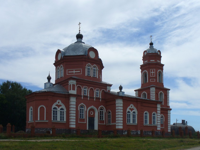 Церковь Николая Чудотворца, Коргуза (Верхнеуслонский район, Республика Татарстан). фасады, Вид с северо-востока