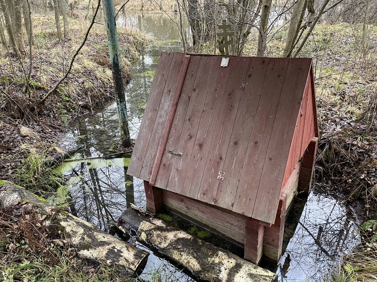 архитектурные детали. Никиты мученика, сень над источником, Бывалино (Павлово-Посадский городской округ и г. Электрогорск, Московская область)