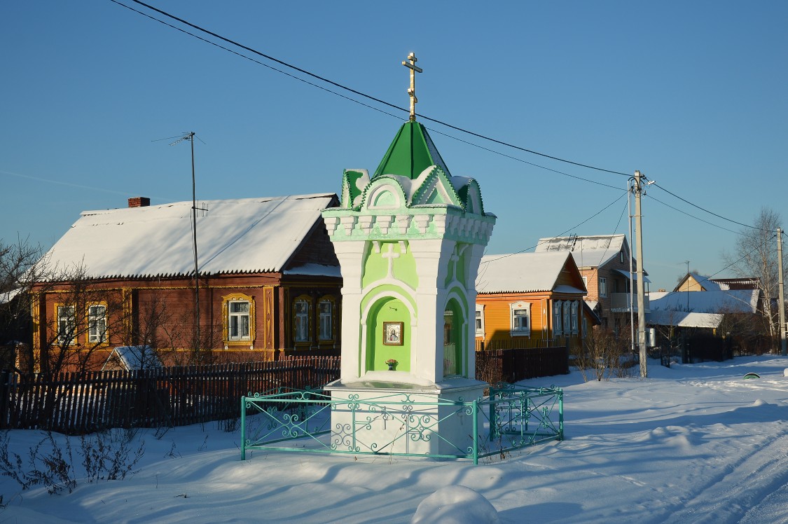Неизвестная часовня, Дергаево (Павлово-Посадский городской округ и г. Электрогорск, Московская область). фасады
