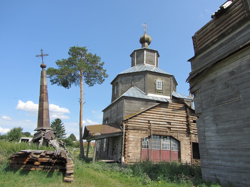 Чиганары. Церковь Николая Чудотворца (старая). фасады
